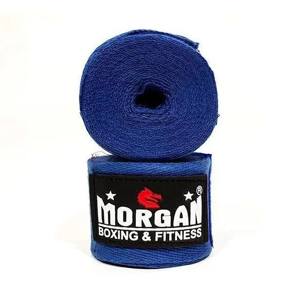 Morgan Cotton Boxing Hand Wraps 180 inch - 4m long (pair)