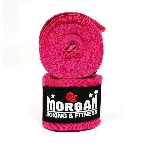 Morgan Cotton Boxing Hand Wraps 180 inch - 4m long (pair)