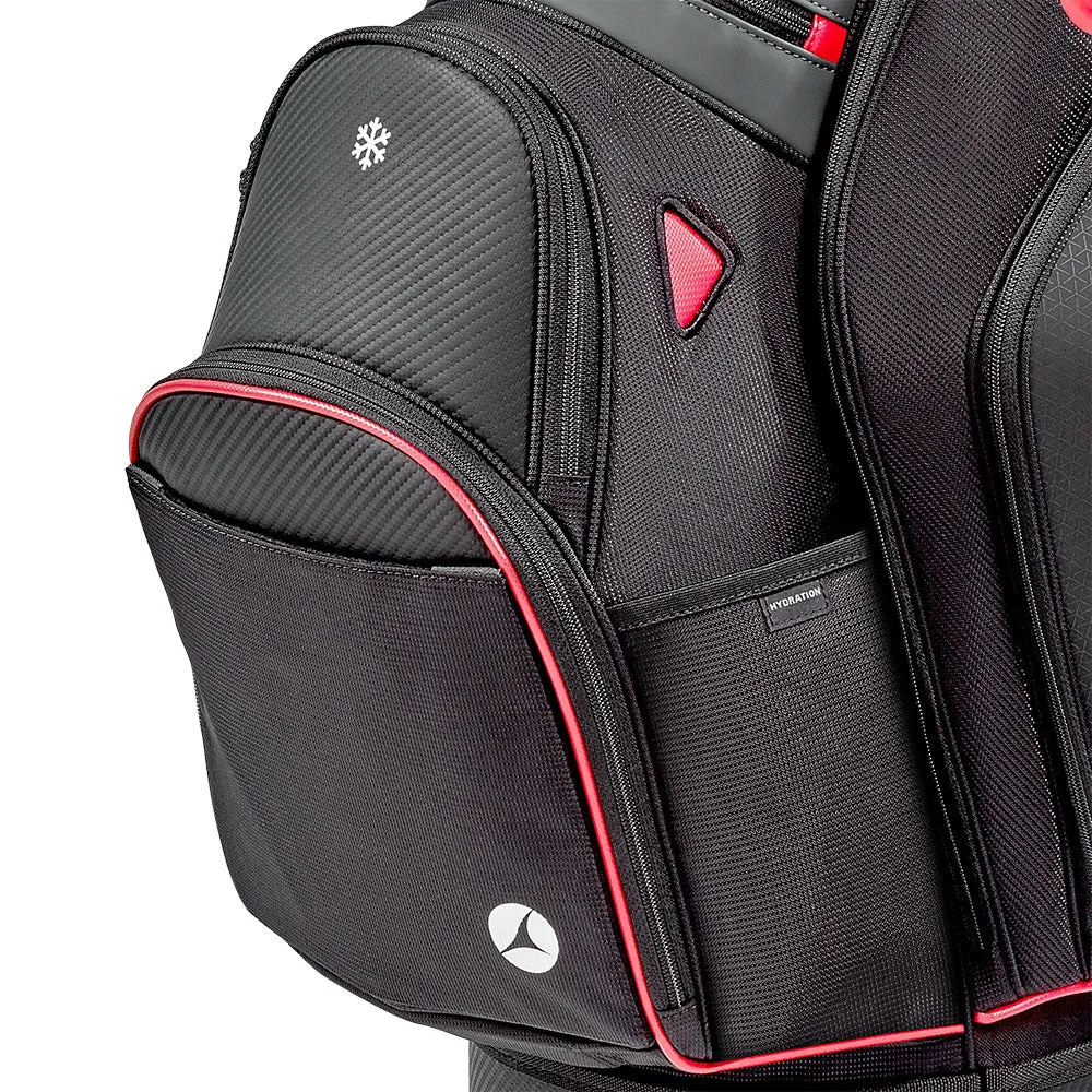 Motocaddy Pro Series Cart Bag - Black/Red
