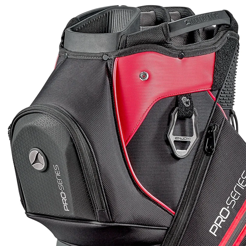 Motocaddy Pro Series Cart Bag - Black/Red