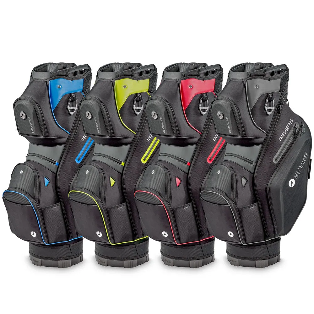 Motocaddy Pro Series Cart Bag - Black/Red