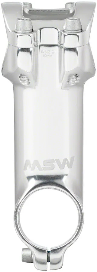 MSW 17 Stem - 90mm 31.8 Clamp  /-17 1 1/8" Aluminum Silver