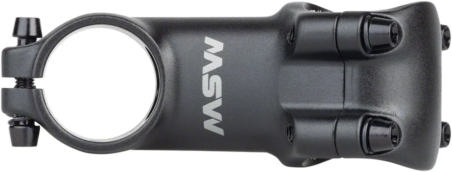 MSW 25 Stem - 70mm 31.8 Clamp  /-25 1-1/8" Aluminum Black
