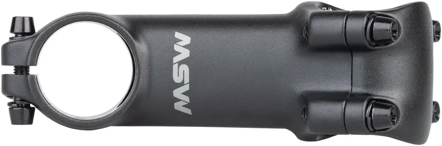 MSW 25 Stem - 90mm 31.8 Clamp  /-25 1-1/8" Aluminum Black
