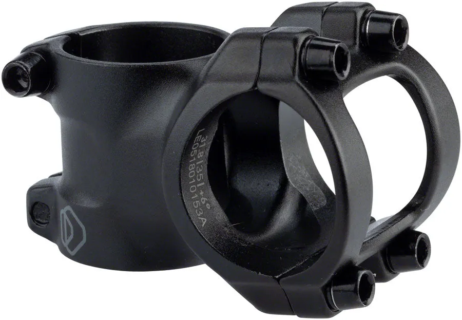 MSW 6 Stem - 35mm 31.8 Clamp  /-6 1 1/8" Aluminum Black