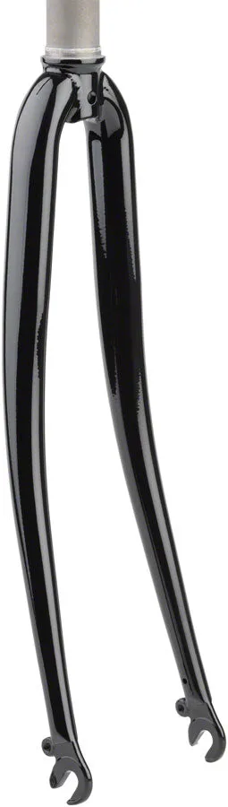MSW 700c Road Fork - 9mm x 100mm 1 1/8" Straight Steerer Mid Reach Caliper BLK