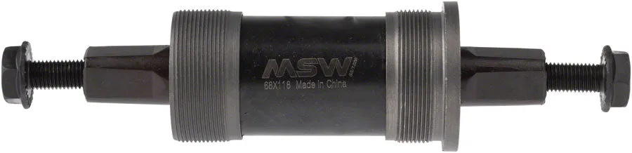MSW ST100 Bottom Bracket - English 68 x 118mm Square Taper JIS