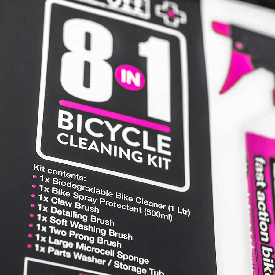 Muc-Off 8-in-1 Cleaning Kit: Tub with 8 Pieces