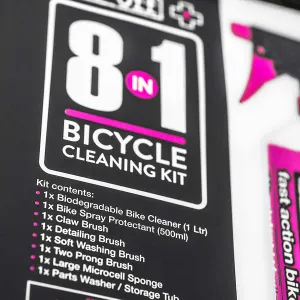 Muc-Off 8-in-1 Cleaning Kit: Tub with 8 Pieces