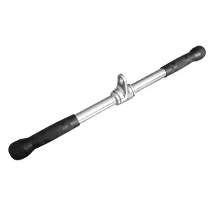 Muscle Motion 20inch Revolving Straight Bar Rubber Grip