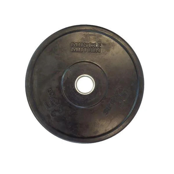 Muscle Motion 26.5kg Rubber Standard Barbell Set