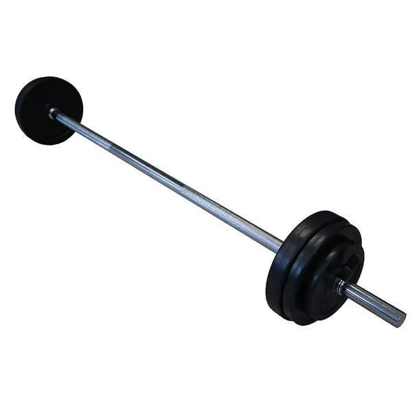 Muscle Motion 26.5kg Rubber Standard Barbell Set
