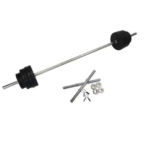 Muscle Motion 48kg Rubber Standard Barbell Dumbbell Set