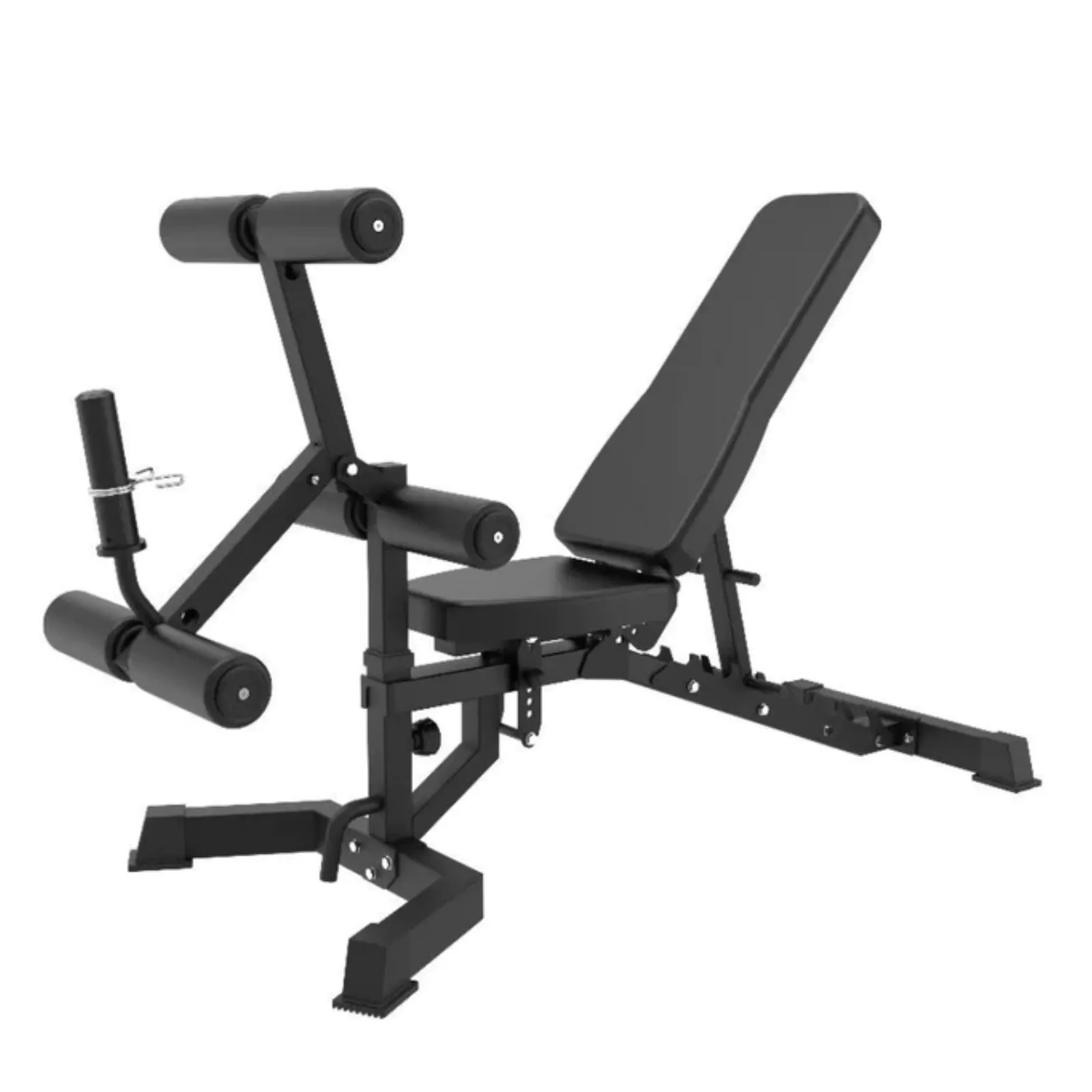 Muscle Motion AB1013 Bench with Leg Extension Attachment