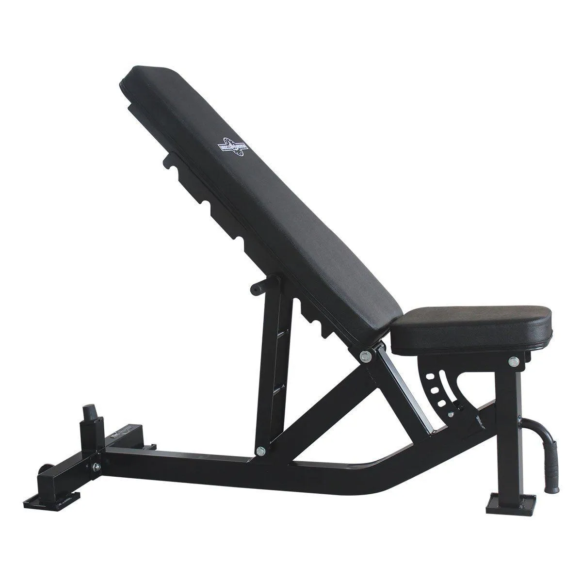 Muscle Motion PR1012 Package- Power Rack inc high low pulley Bench Bar 100kg Bumper weight Plates