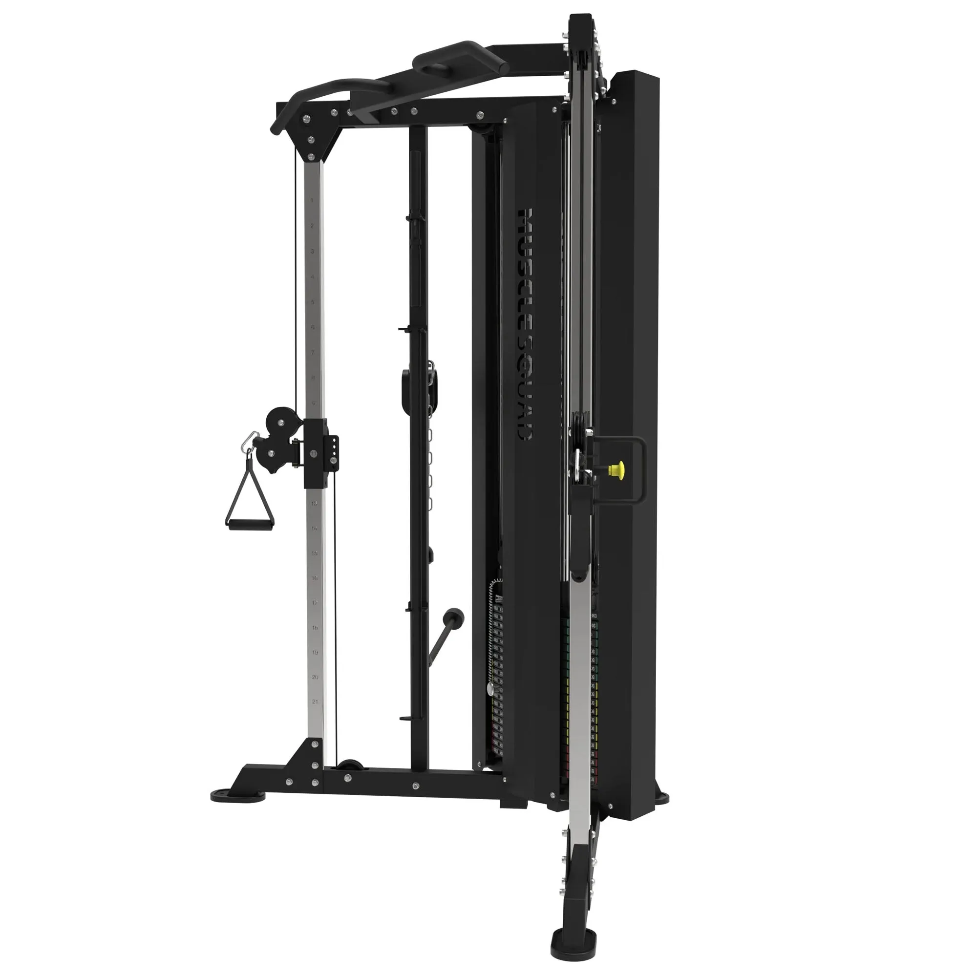 MuscleSquad Dual Action Pulley Cable Machine