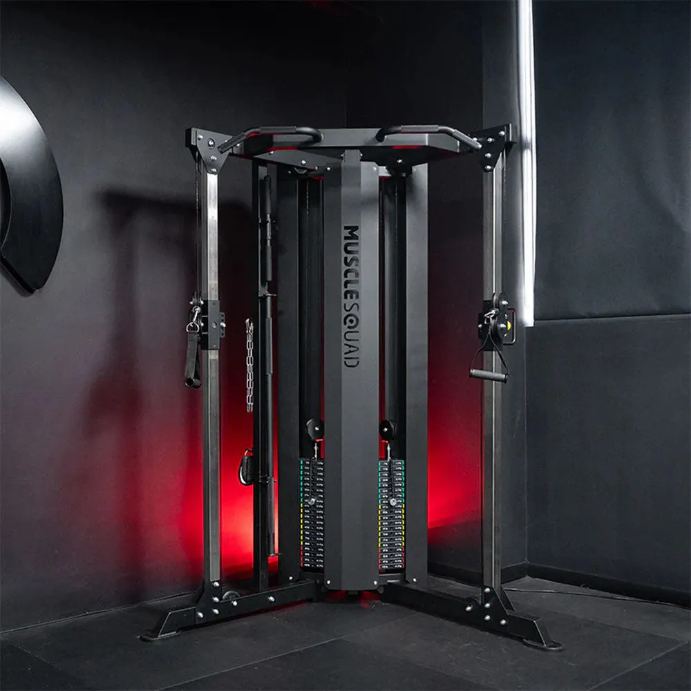 MuscleSquad Dual Action Pulley Cable Machine