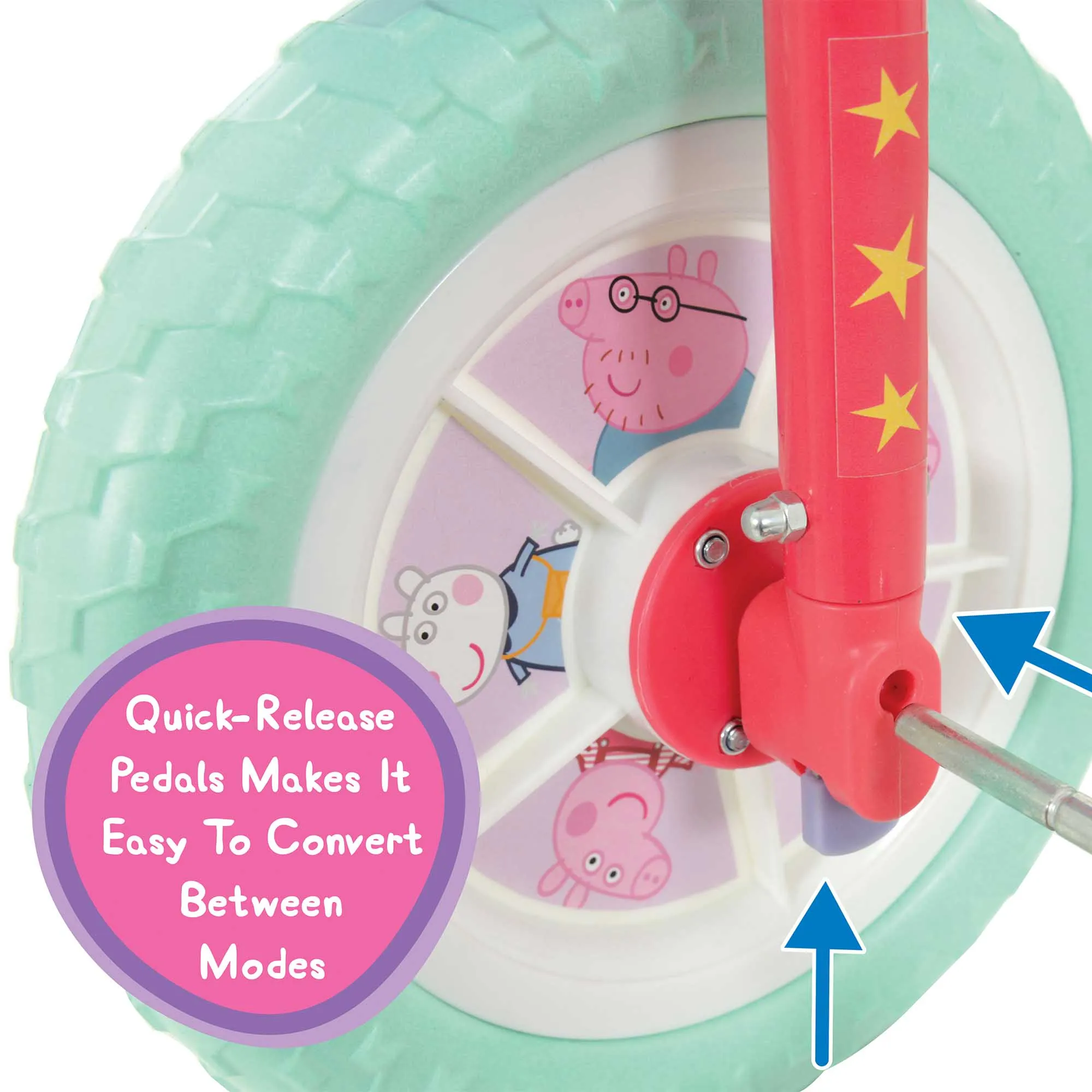 Peppa Pig My First 2-in-1 10" Training Bike