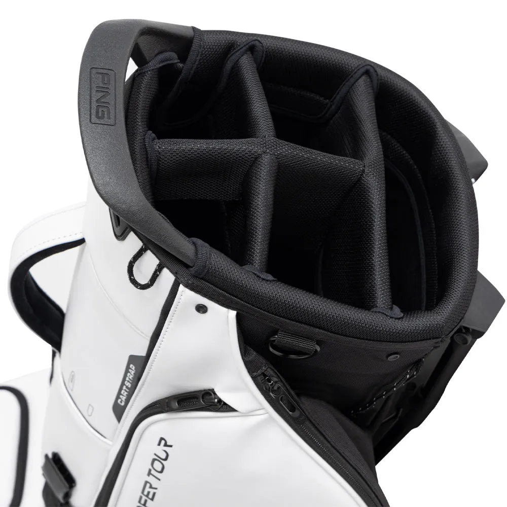 Ping Hoofer Tour 244 Stand Bag - White/Black