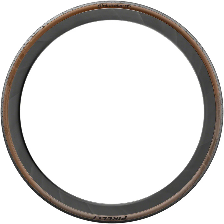 Pirelli Cinturato EVO TLR Tire - 700 x 30 Tubeless Folding Classic Tan TechWall Road SmartEvo AS