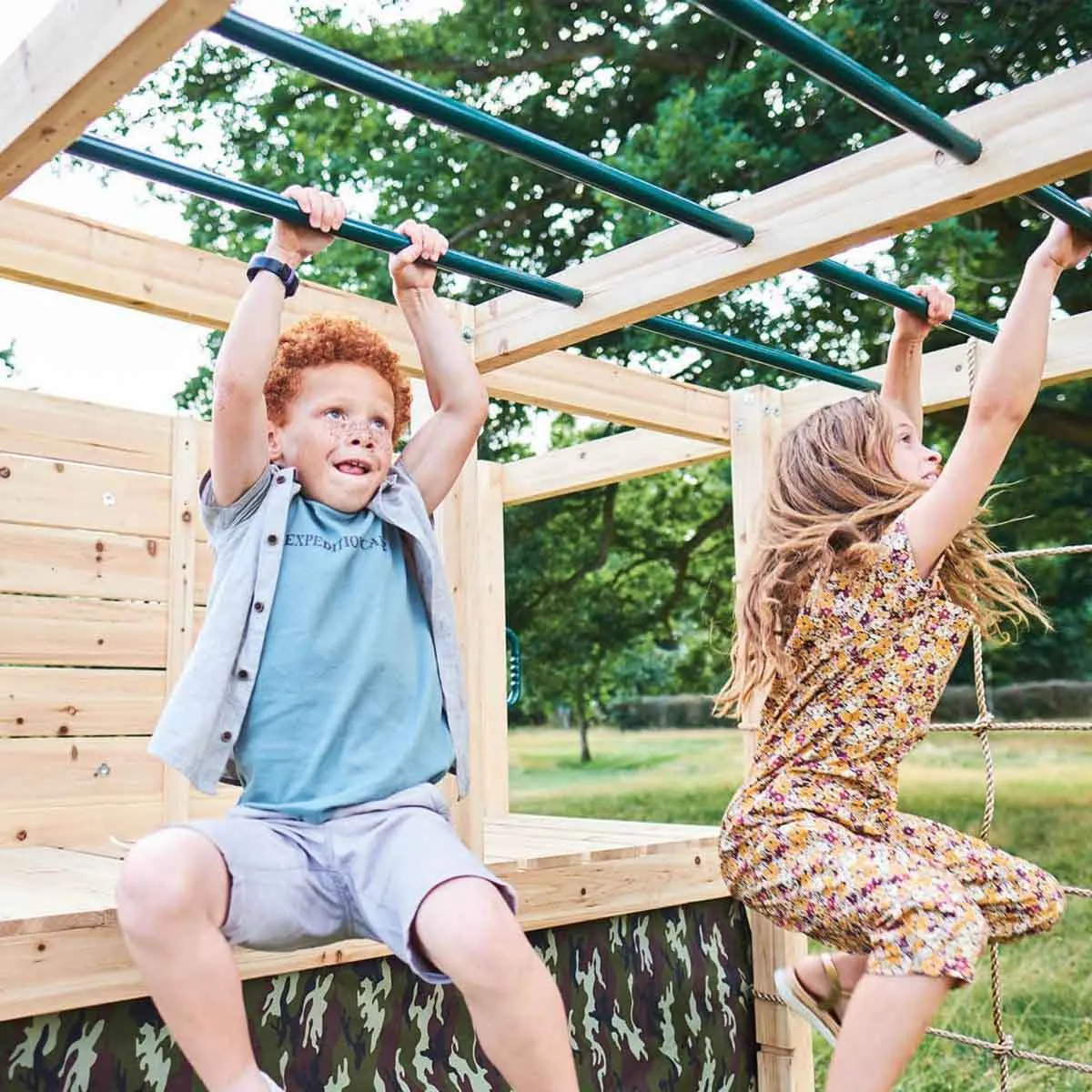 Plum Climbing Cube Wooden Play Centre