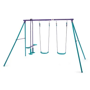 Plum Jupiter Double Swing and Glider Set