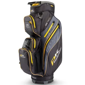 PowaKaddy Dri-TECH Waterproof Cart Bag -  Black/Yellow