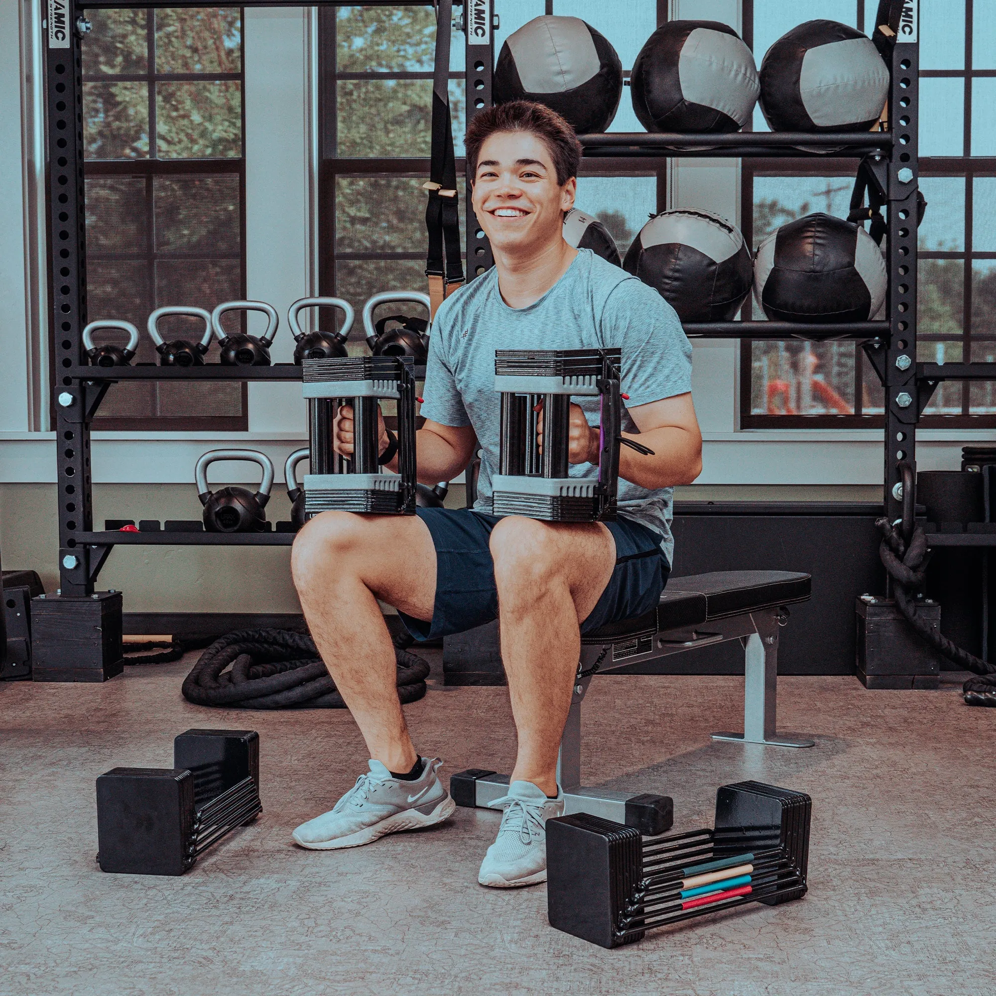 PowerBlock Elite EXP Stage 1 Adjustable Dumbbells