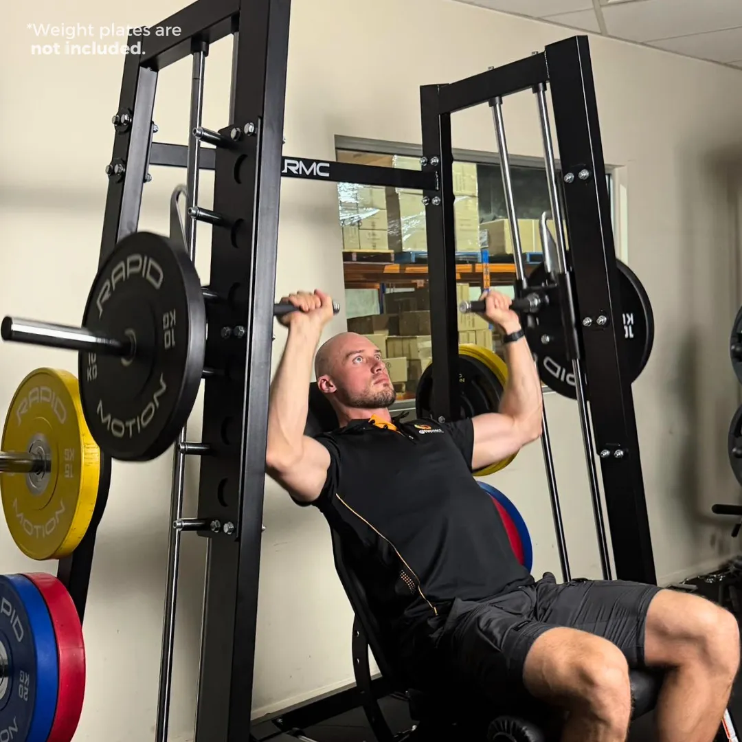 Rapid Motion Commercial Adjustable Smith Machine  Bench Press