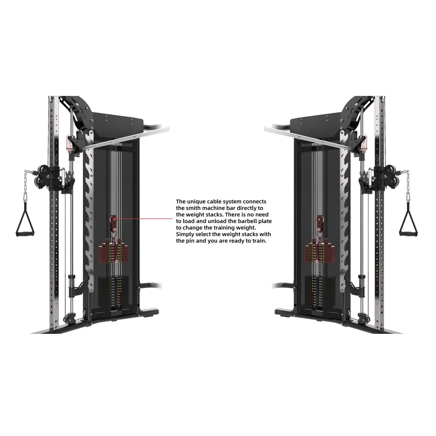 Rapid Motion FT1010 Functional Trainer Smith Machine