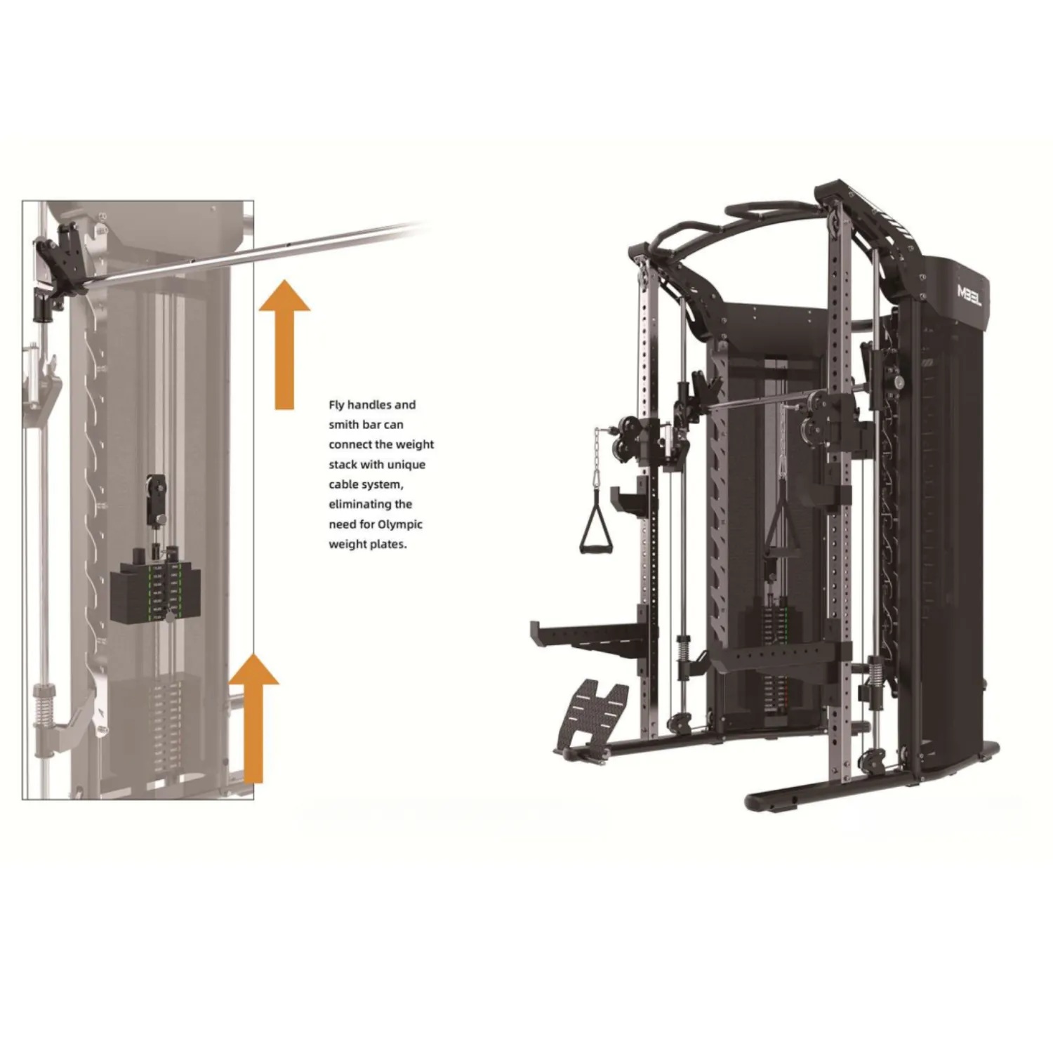 Rapid Motion FT1010 Functional Trainer Smith Machine