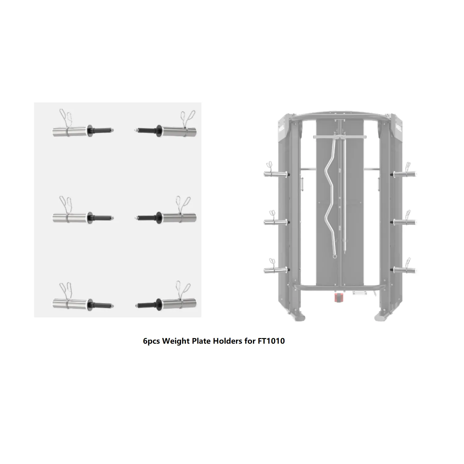 Rapid Motion Stainless Steel Weight Plate Holders (FT1010)