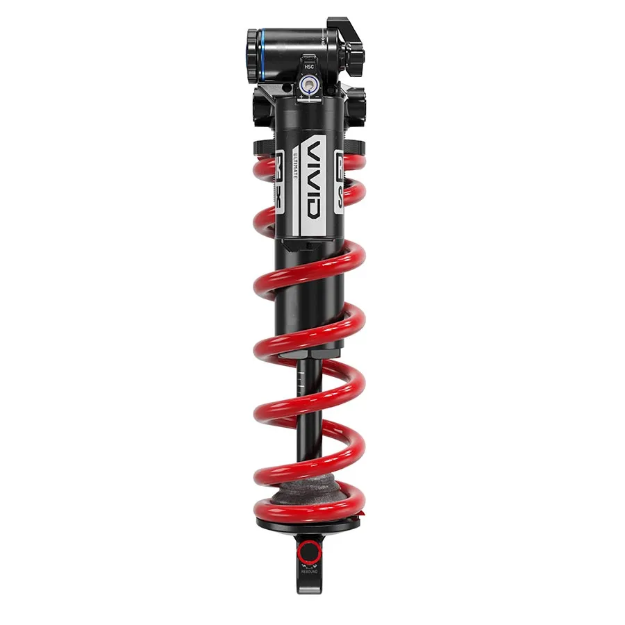 RockShox Vivid Coil Ultimate RC2T Rear Shock - 185 x 55 mm Reb 55 / Comp 30 L/O2 Standard Trunnion C1