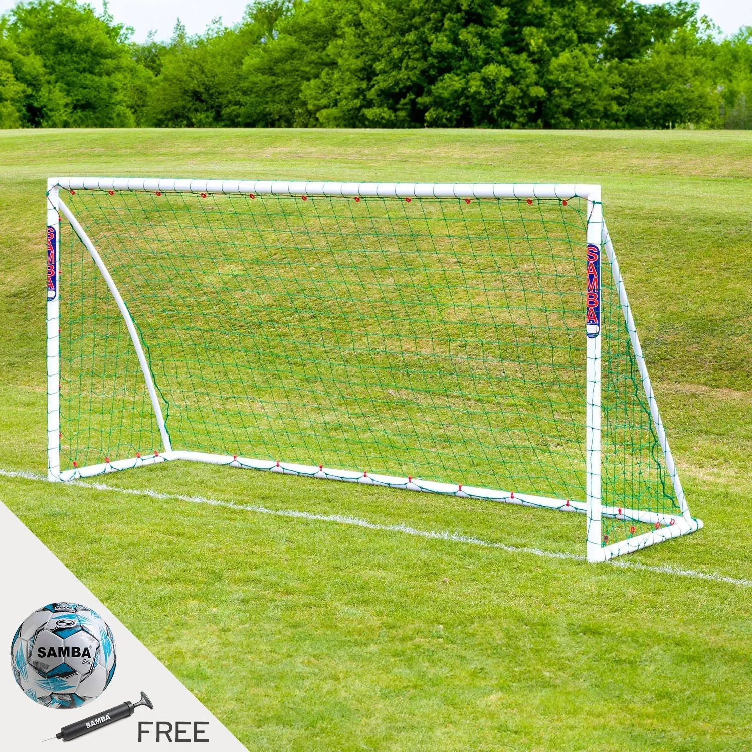 Samba 12ft x 6ft Trainer Football Goal with Locking System