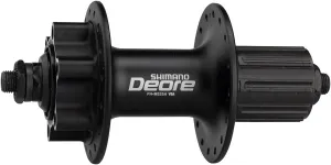 Shimano Deore FH-M525A Rear Hub - QR x 135mm 6-Bolt HG10 Black 32H