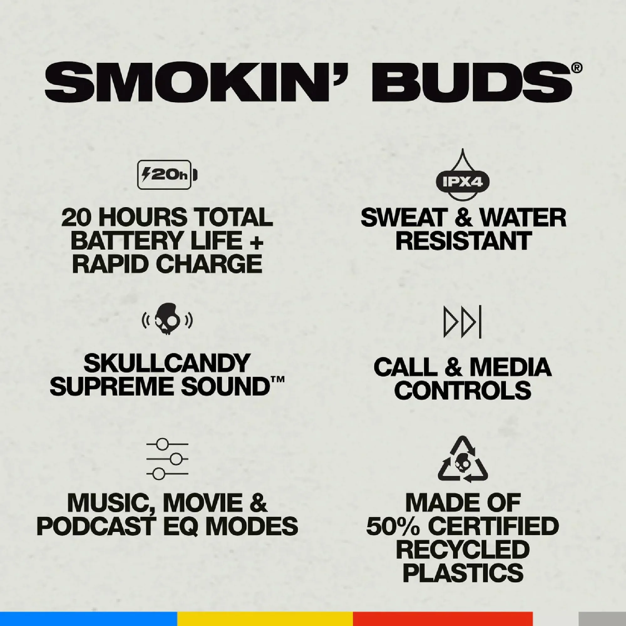 SkullCandy Smokin' Buds Earbuds
