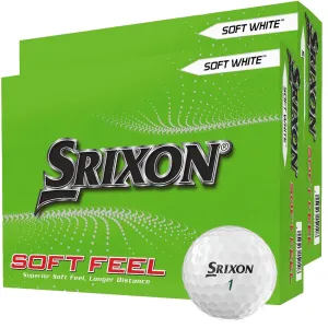 Srixon Soft Feel Golf Balls - White - Double Dozen