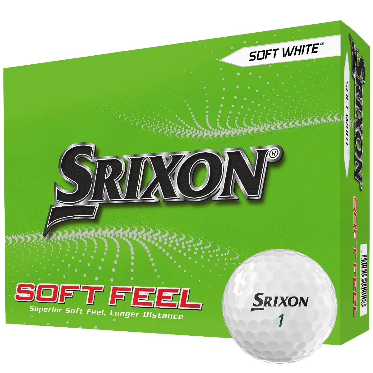 Srixon Soft Feel Golf Balls - White - Double Dozen