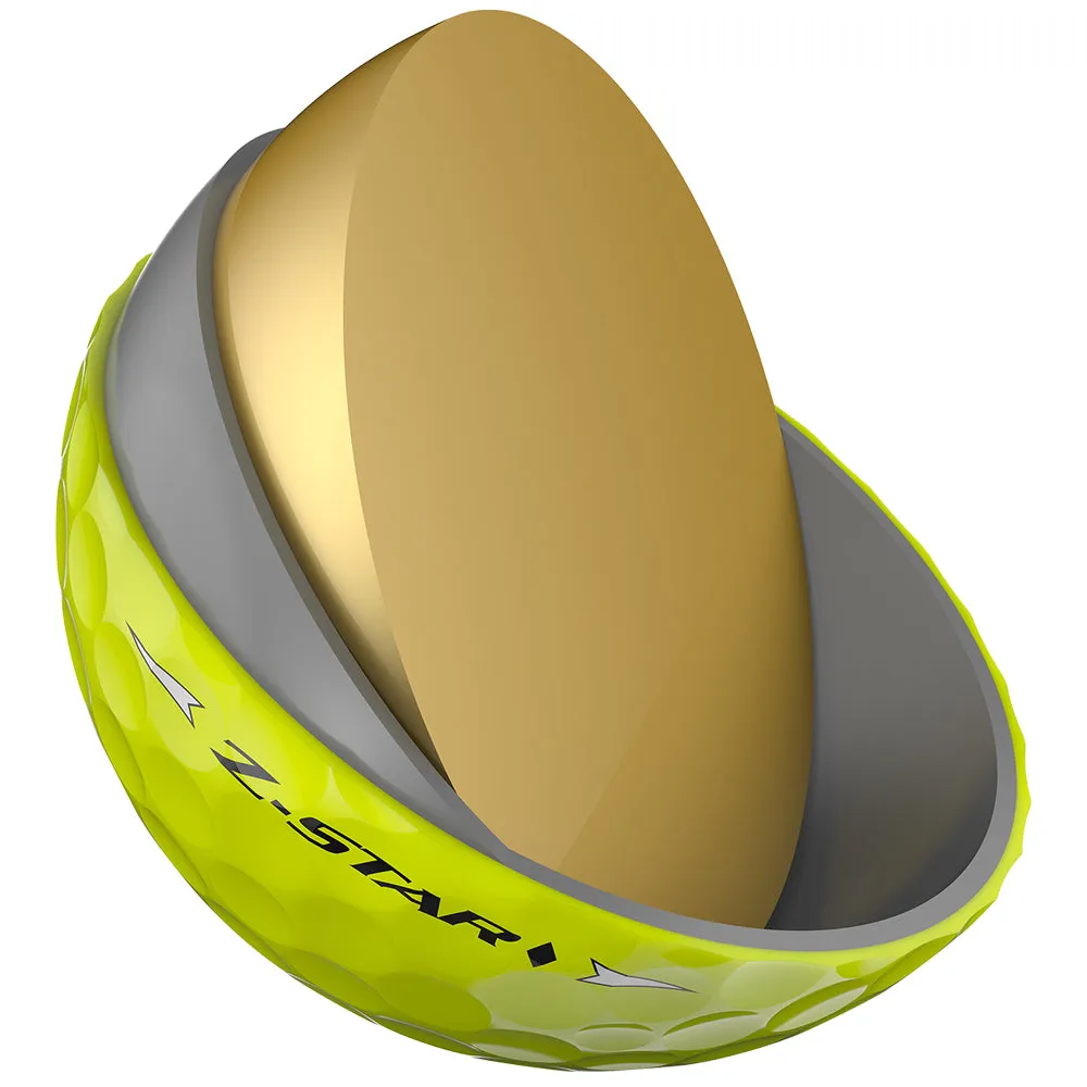 Srixon Z-Star Diamond Golf Balls - Yellow - 12 Pack