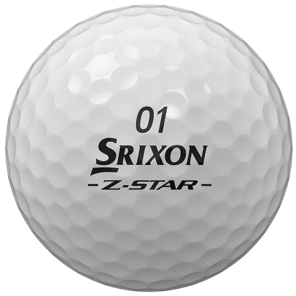 Srixon Z-Star Divide Golf Balls - White/Yellow - 12 Pack