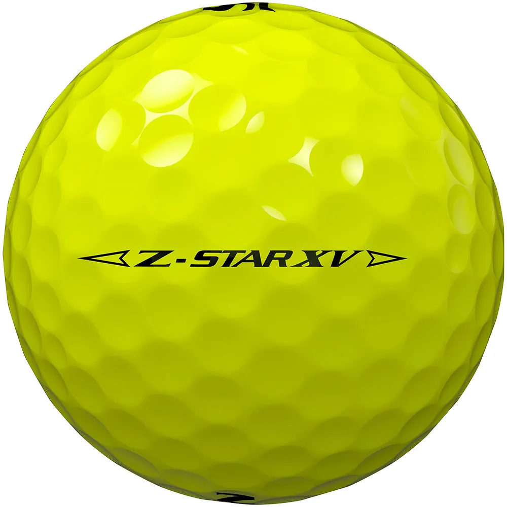 Srixon Z-Star XV Golf Balls - Tour Yellow - 4 Dozen Pack