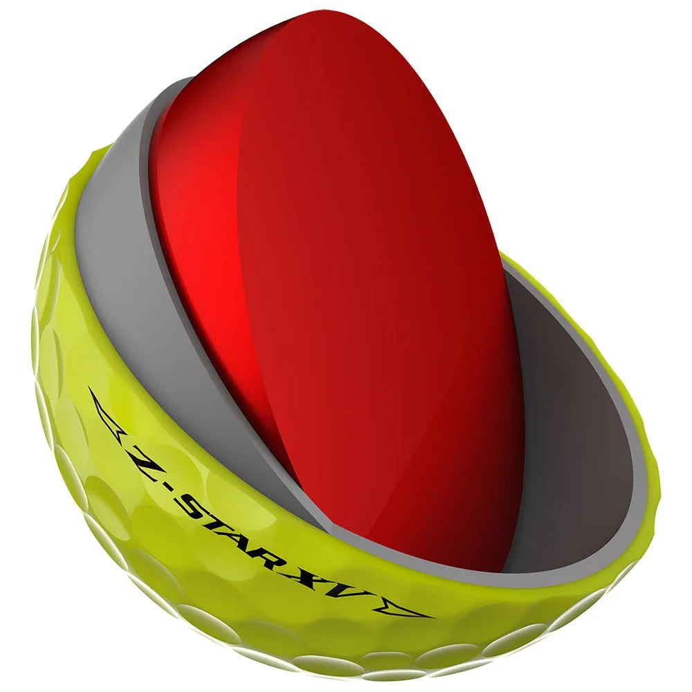 Srixon Z-Star XV Golf Balls - Tour Yellow - 4 Dozen Pack