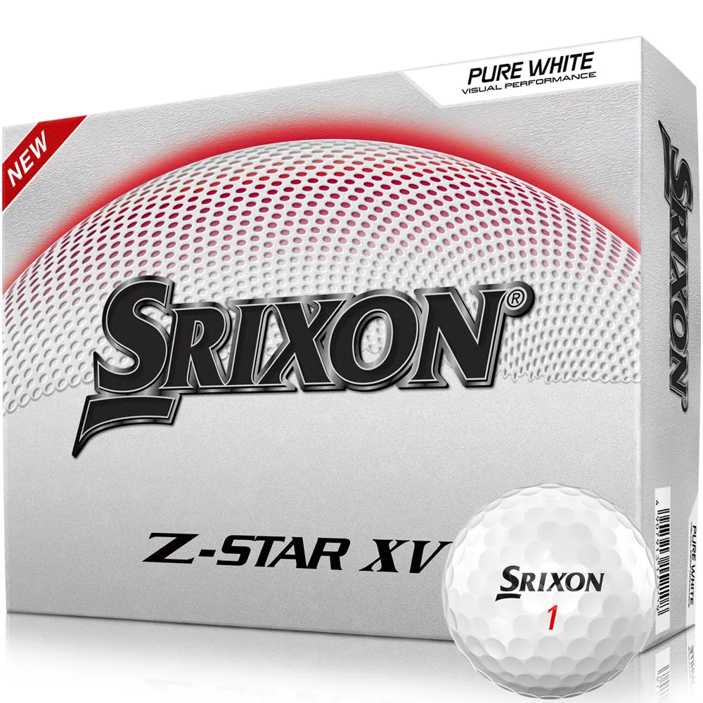 Srixon Z-Star XV Golf Balls - White - 12 Pack