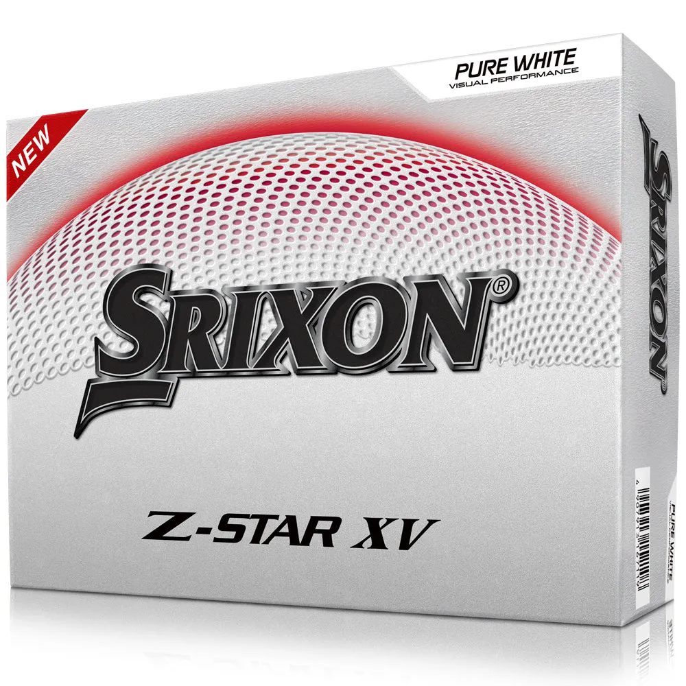 Srixon Z-Star XV Golf Balls - White - 12 Pack