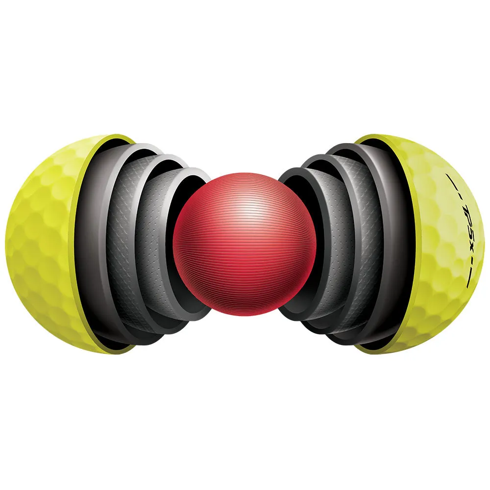 TaylorMade TP5x Yellow Golf Balls - Pack of 12