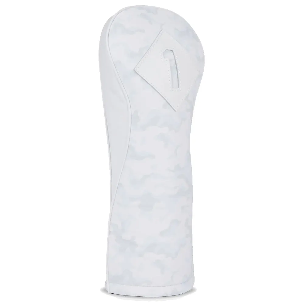 Titleist 3 Panel Leather Fairway Wood Headcover - White/Camo