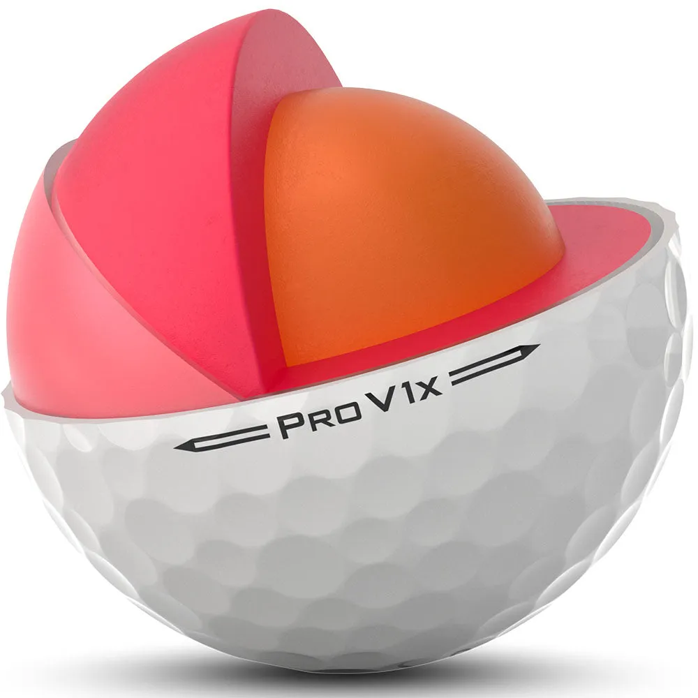 Titleist Pro V1x Golf Balls - White - 3-Ball Sleeve