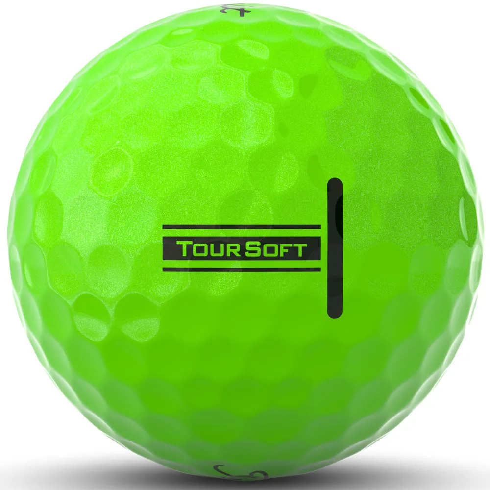 Titleist Tour Soft Golf Balls - Green - Double Dozen