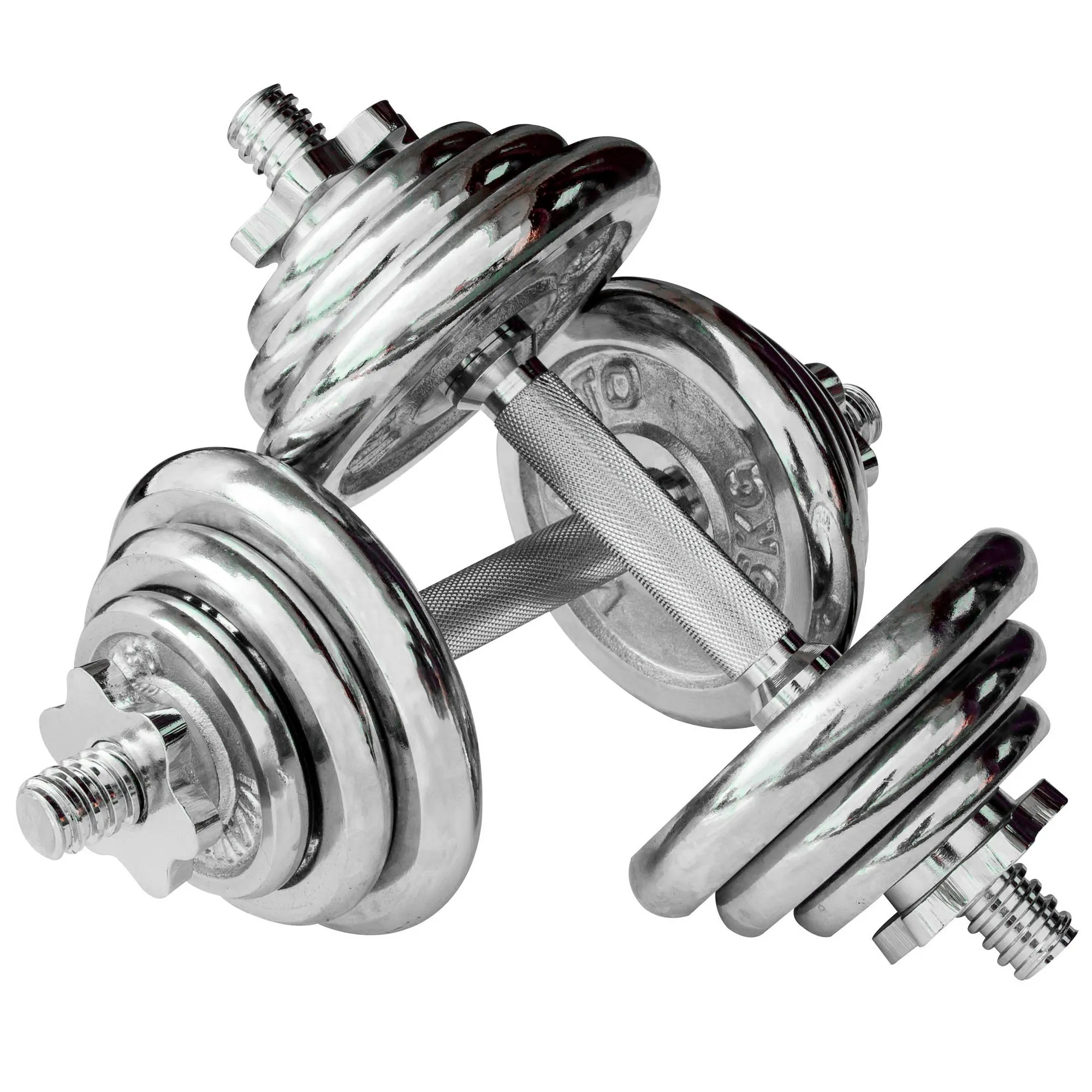 Viavito 20kg Chrome Dumbbell Set
