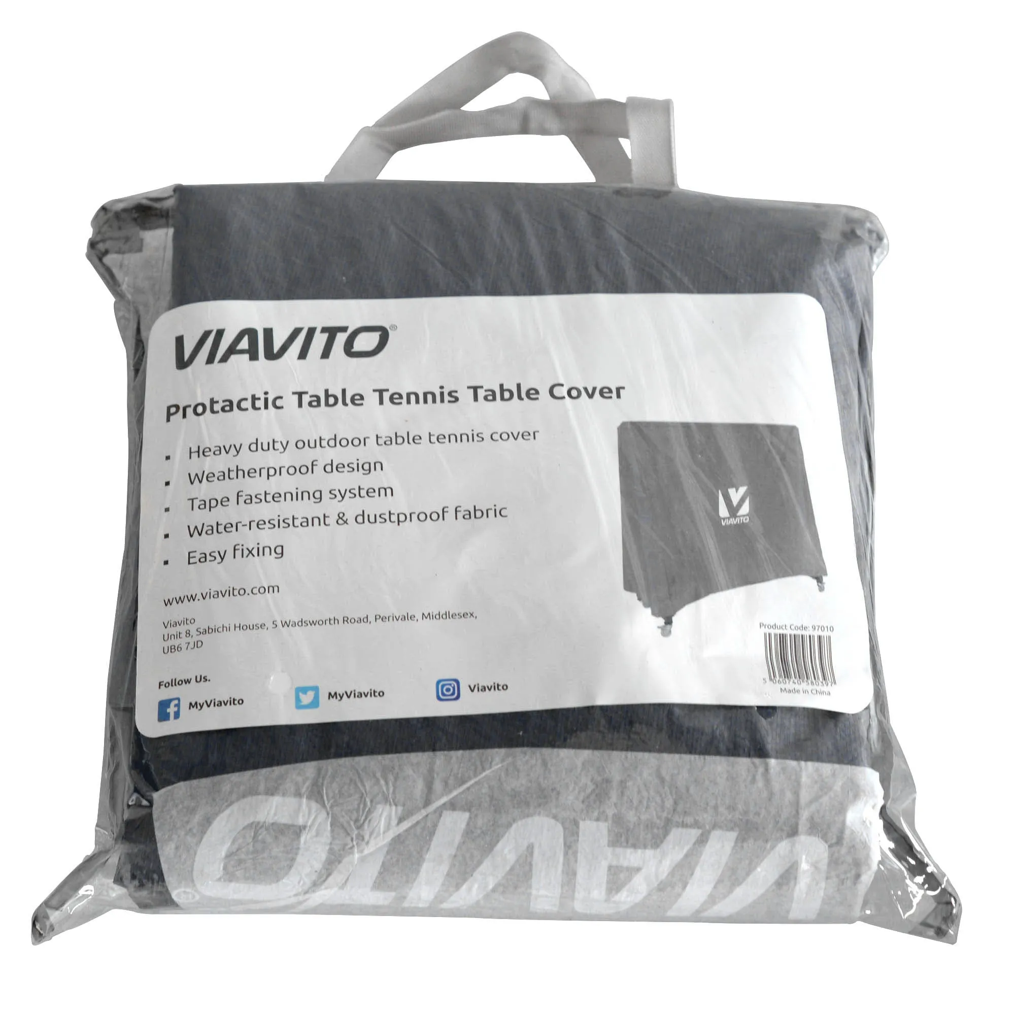 Viavito Protactic Table Tennis Table Cover